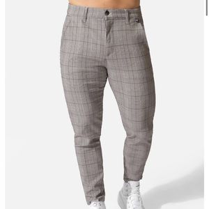Jed north checkered men’s fitted pants